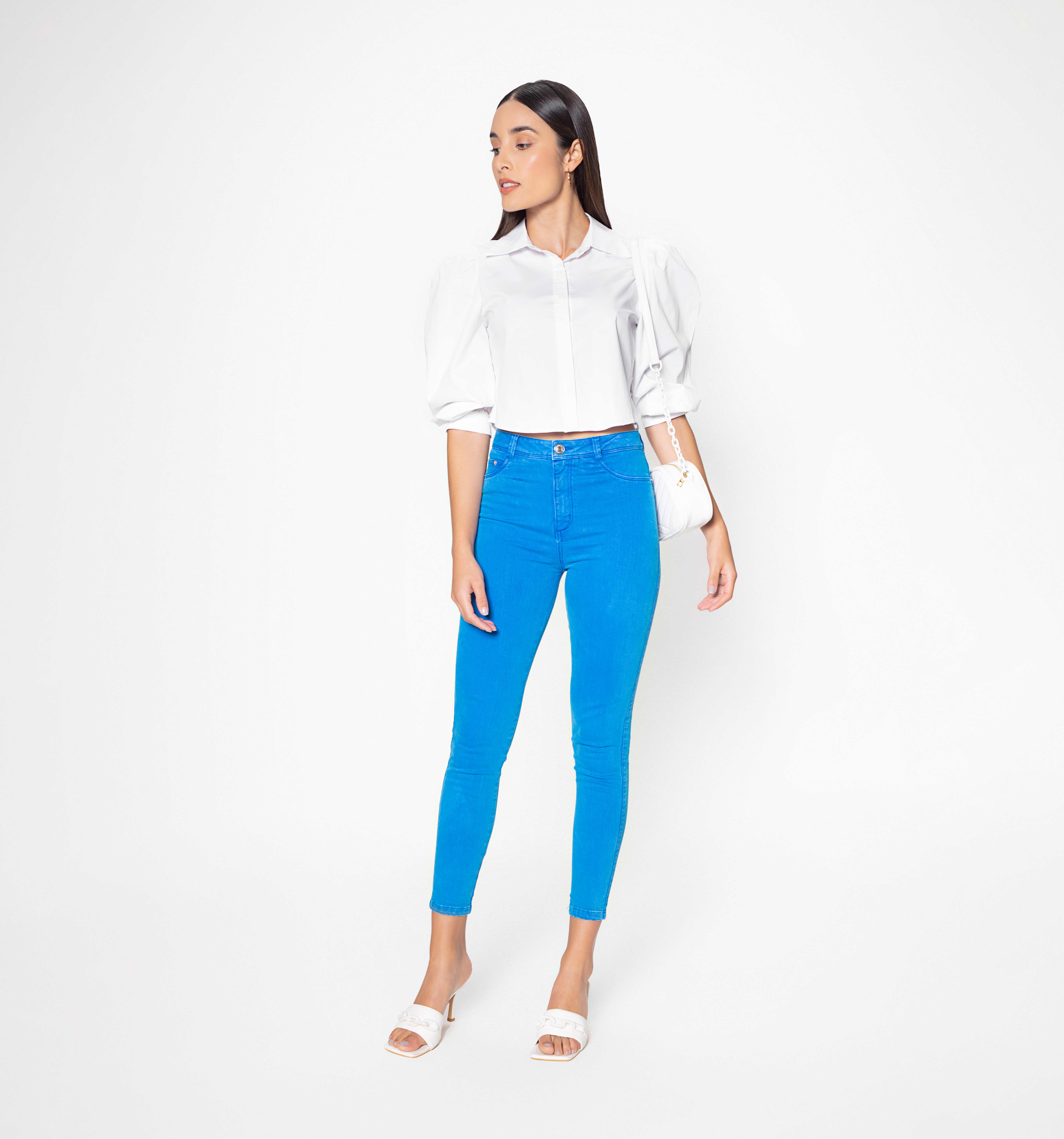 Jean ultraslim tiro alto stylo lupita co