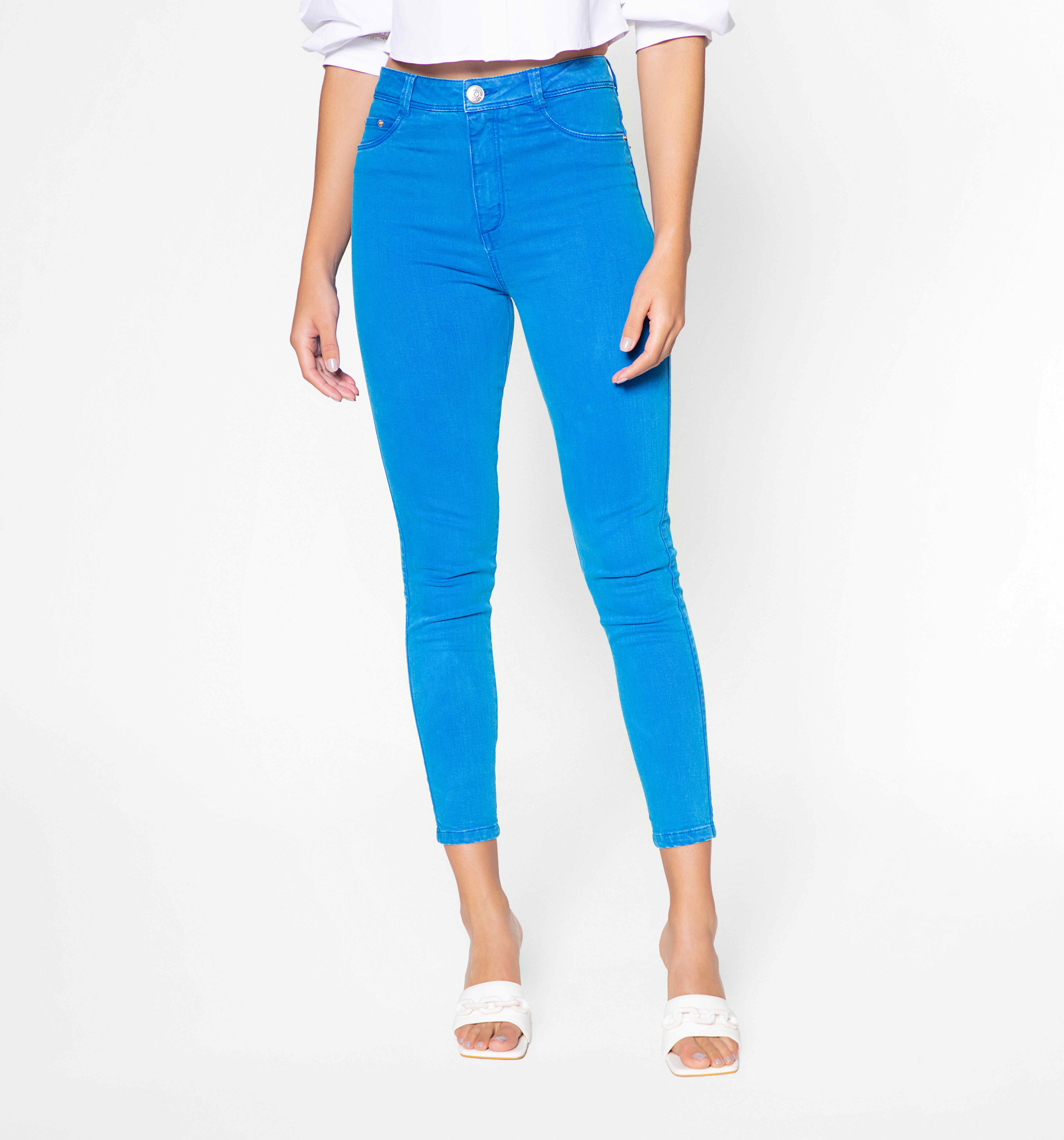 Jean ultraslim tiro alto stylo lupita co