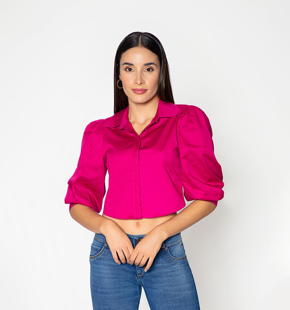 Camisera crop en algodón