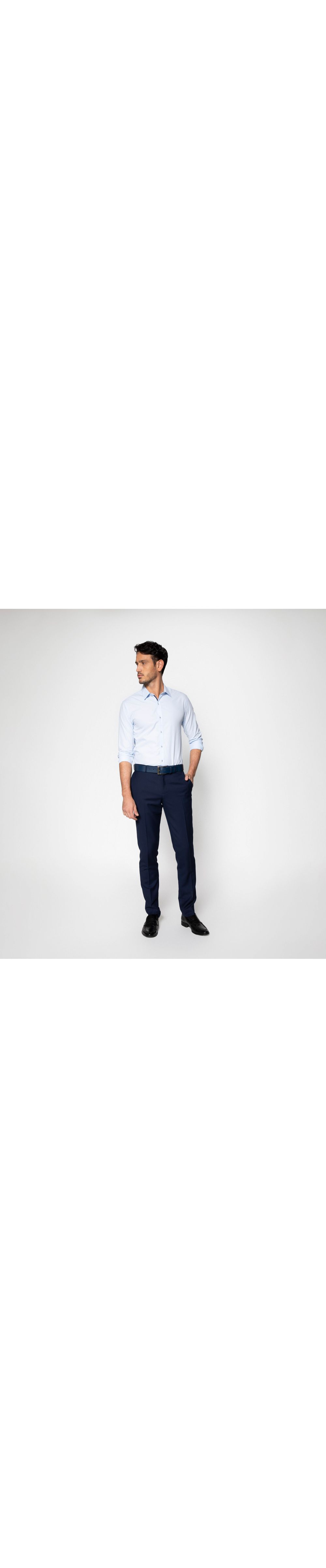 Camisa manga larga slim fit