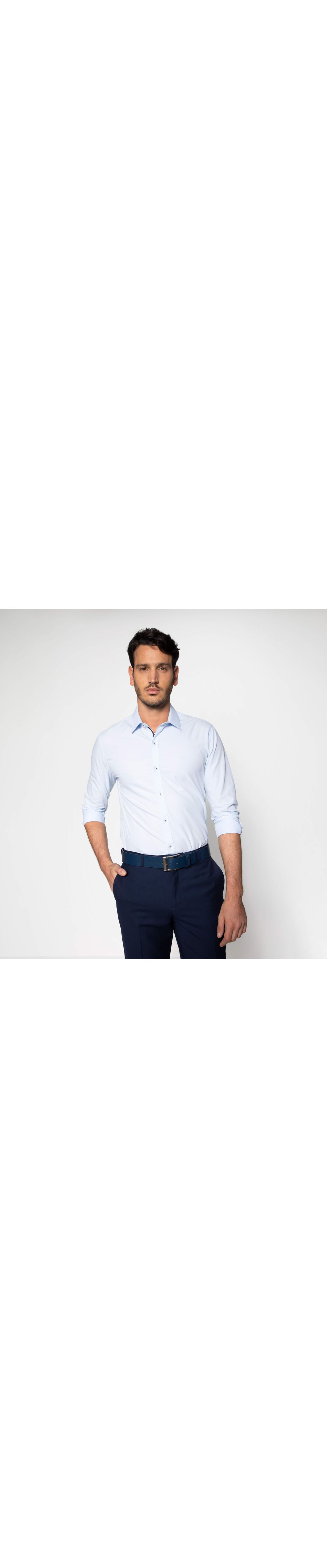 Camisa manga larga slim fit