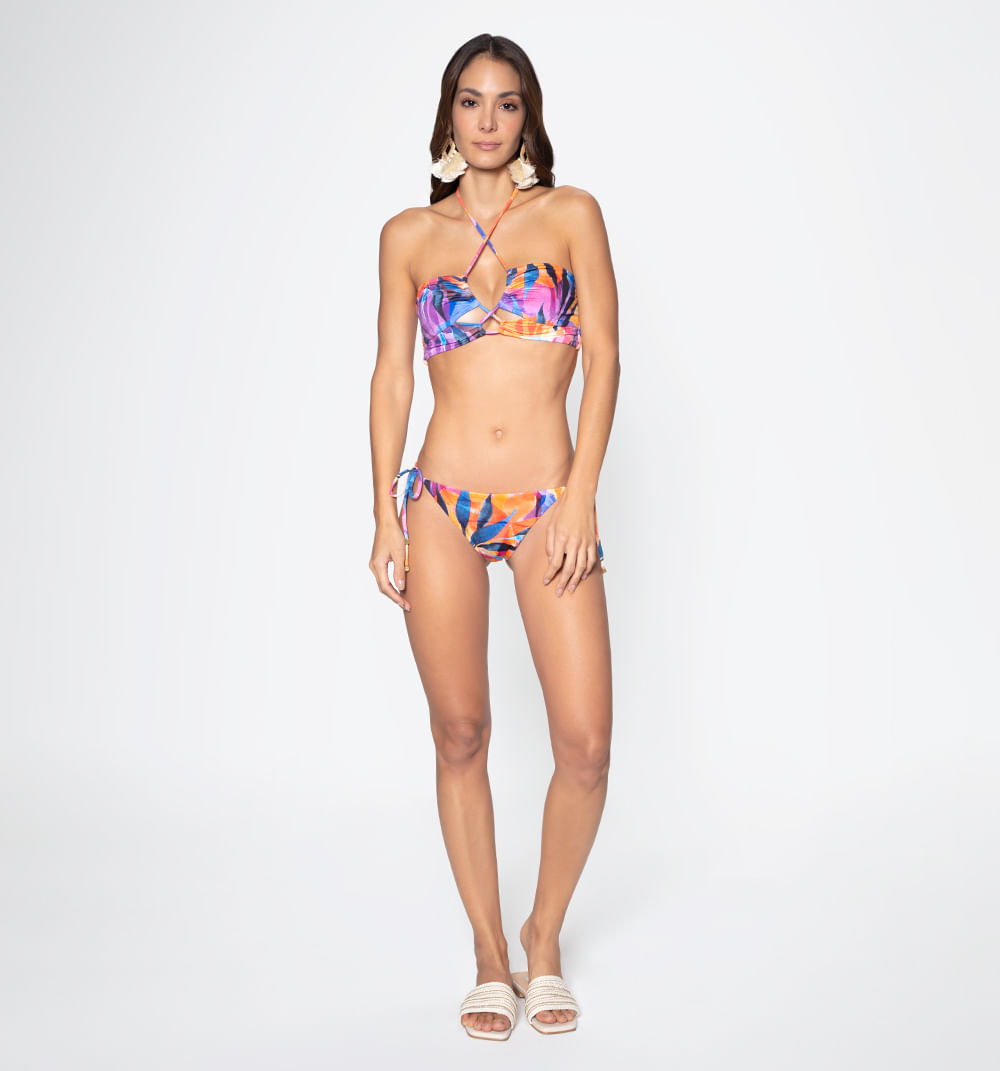 Top de vestido de baño strapless