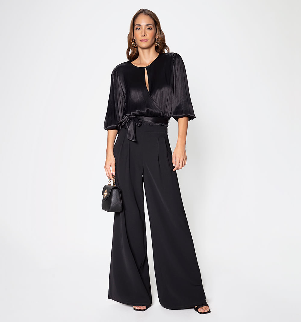 Blusa con lagrima delantera