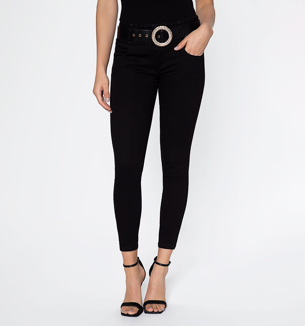 Jean ultraslim, tiro medio ,  pretina an