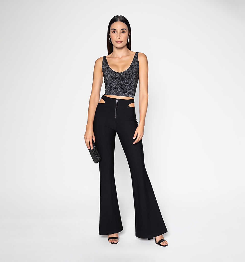 Blusa tejida con textura