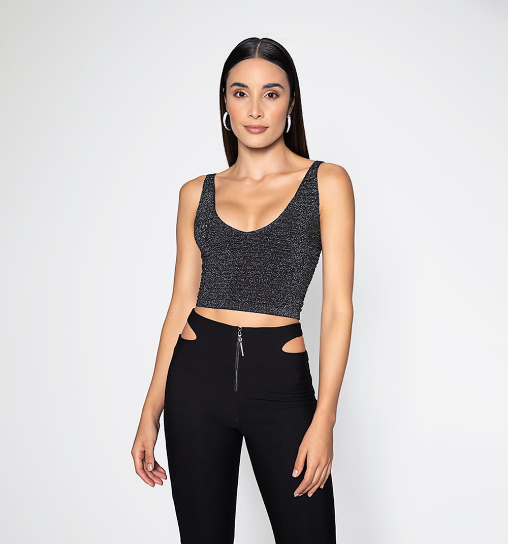 Blusa tejida con textura