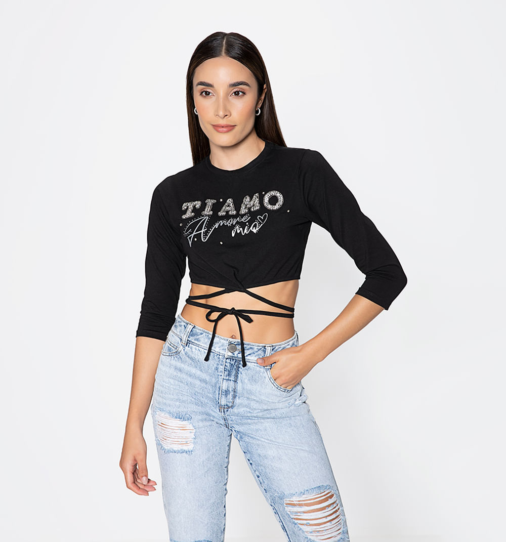 Blusa manga larga ti amo