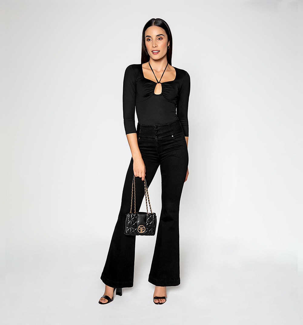 Blusa básica manga 3/4