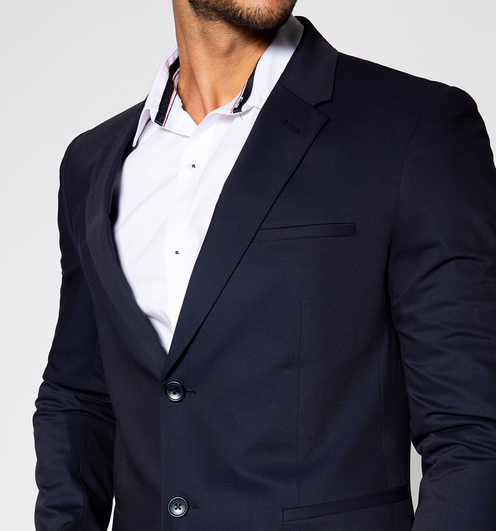 Blazer con solapa renovada