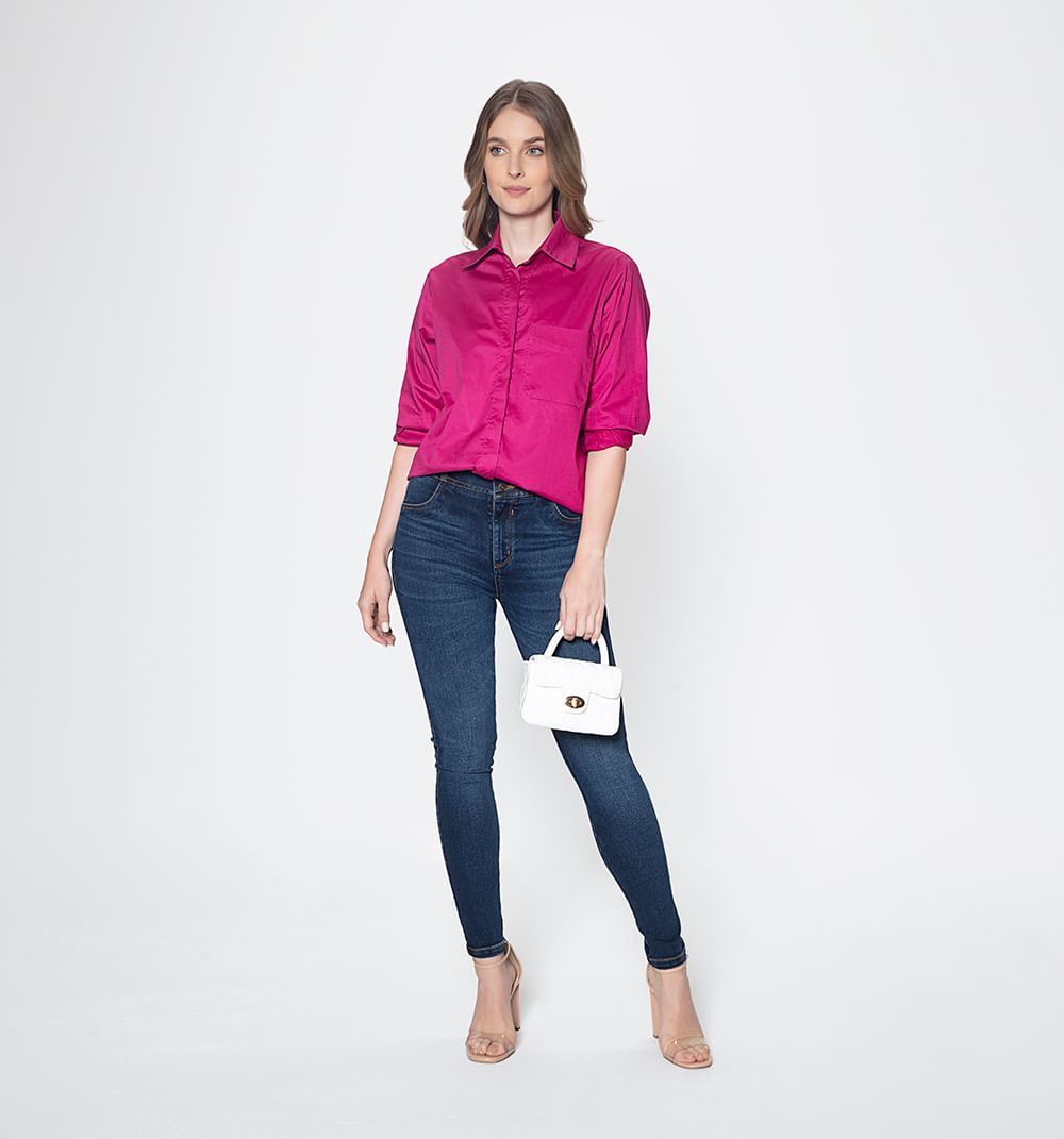 Camisera manga larga over size