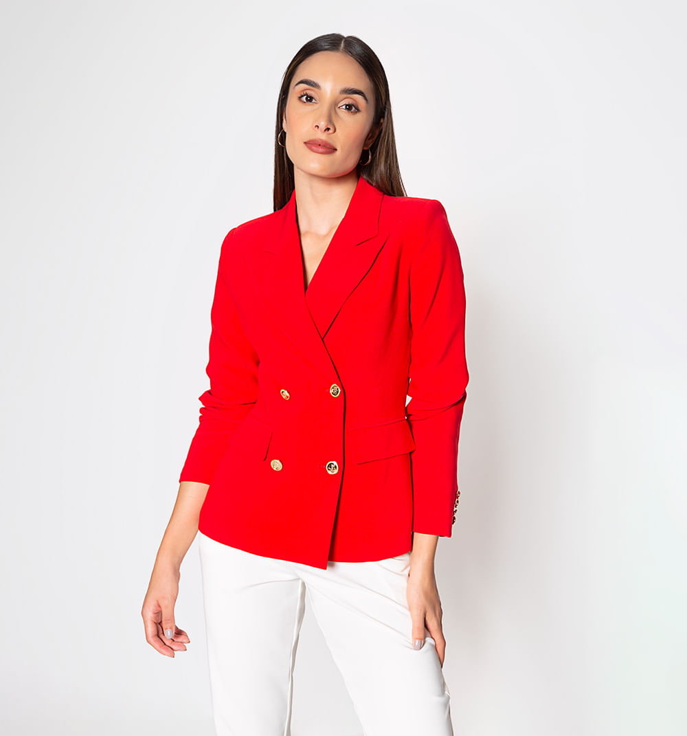 Blazer marinero con cuatro botones con d