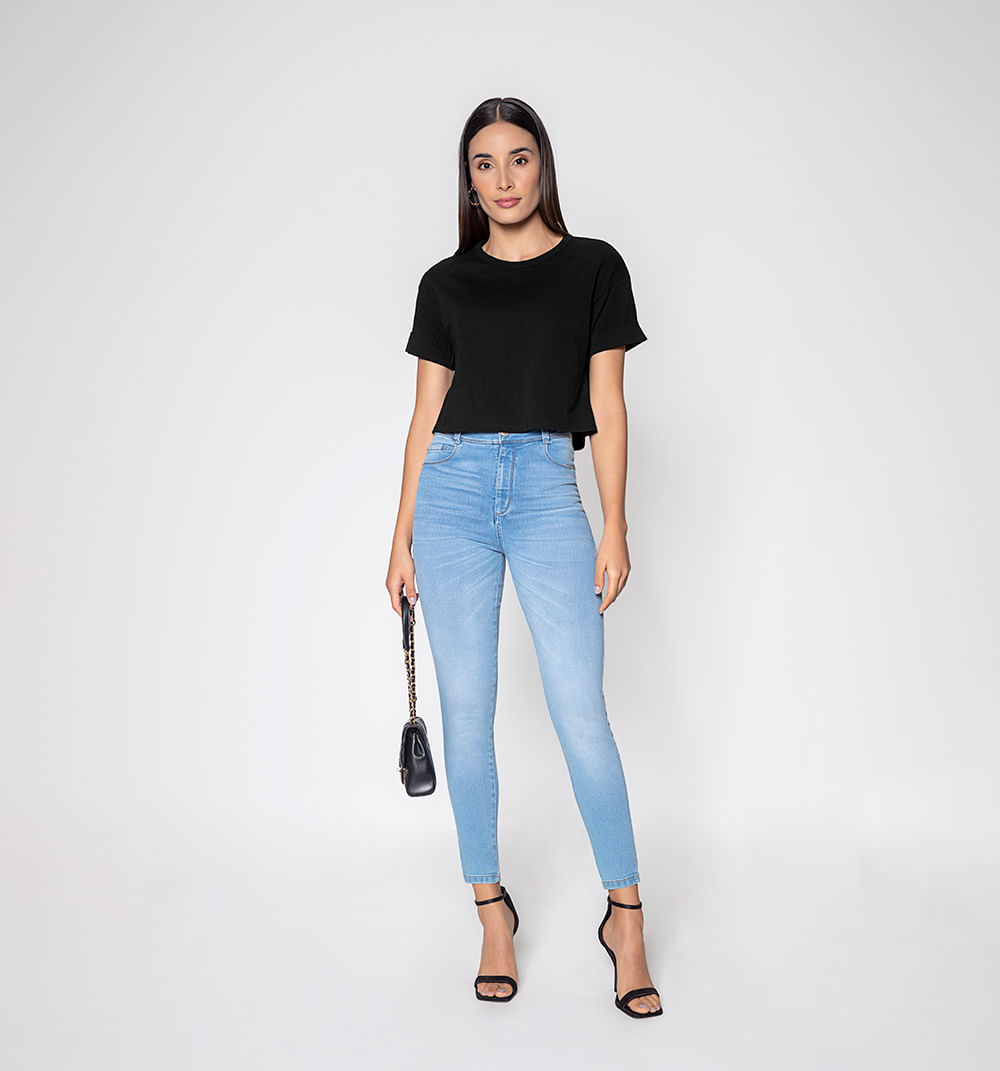 Jean ultra slim lupita tiro super alto t