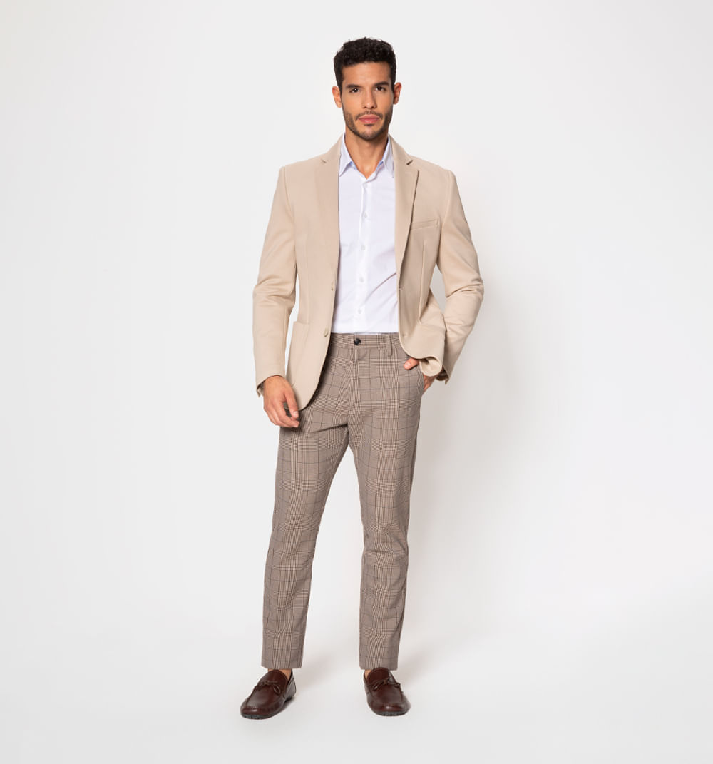 Blazer unicolor stretch