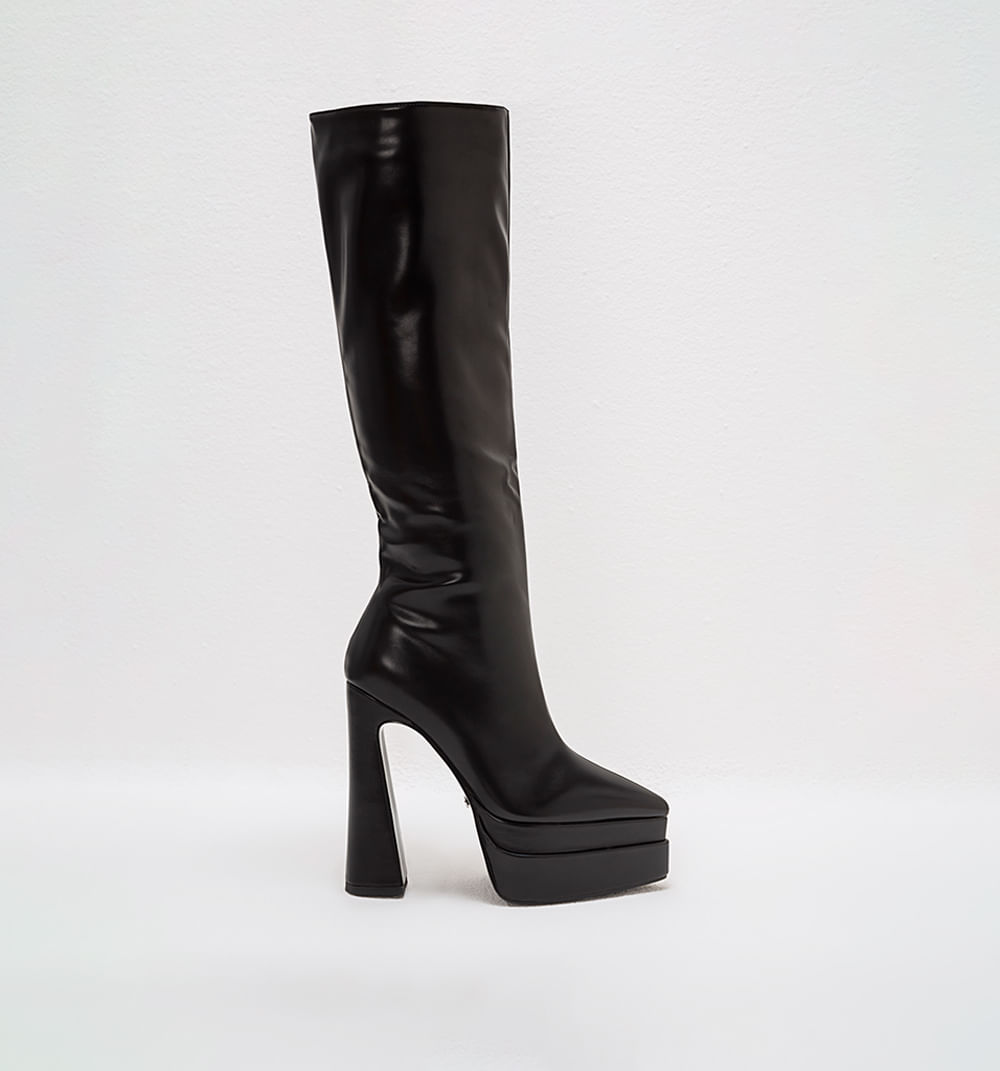 Bota caña alta con doble plataforma en p