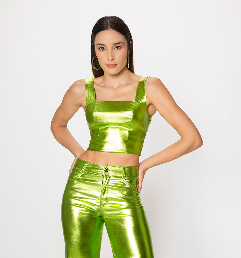 Crop escote cuadrado