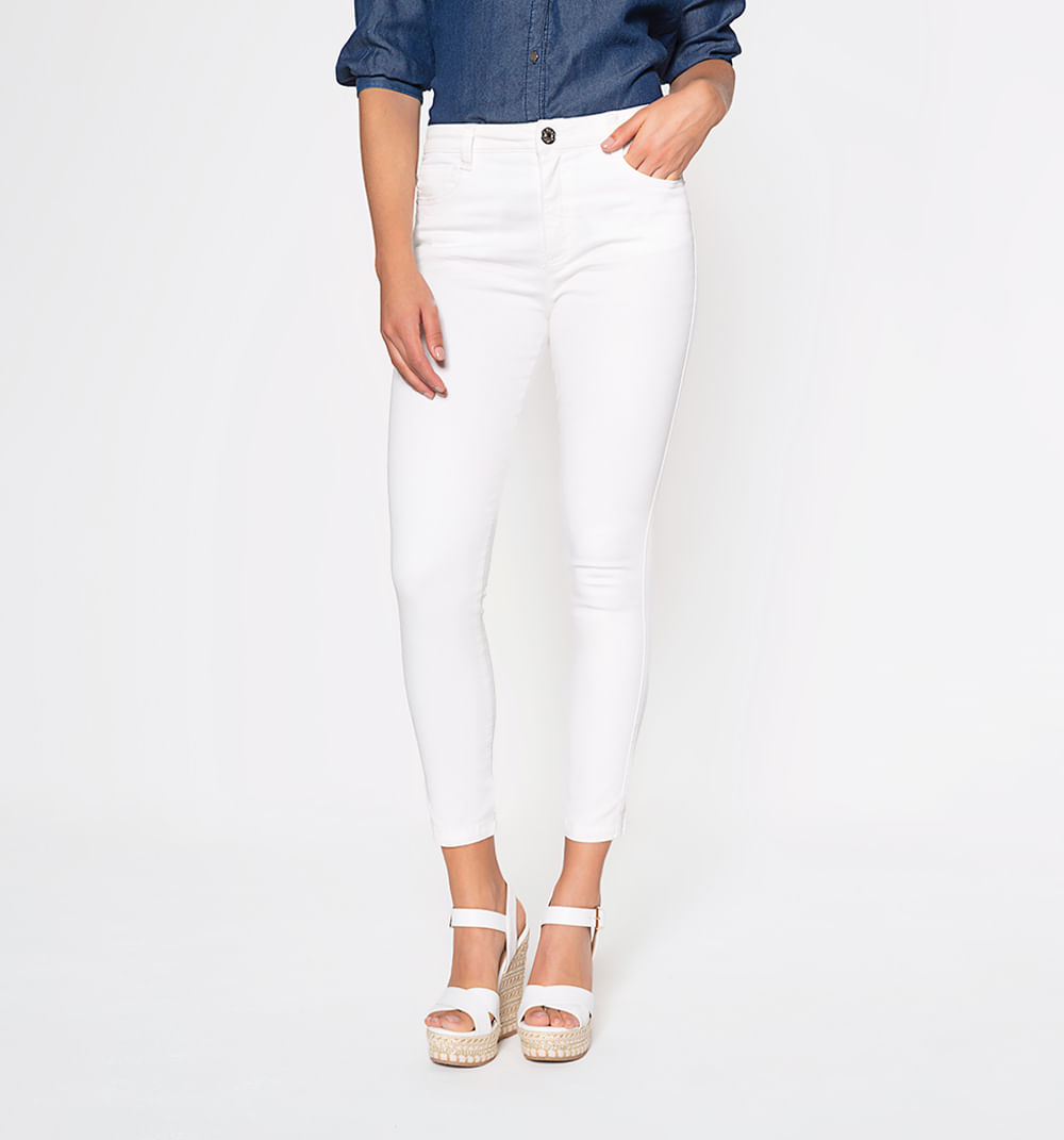 Jean ultra slim basico tiro medio
