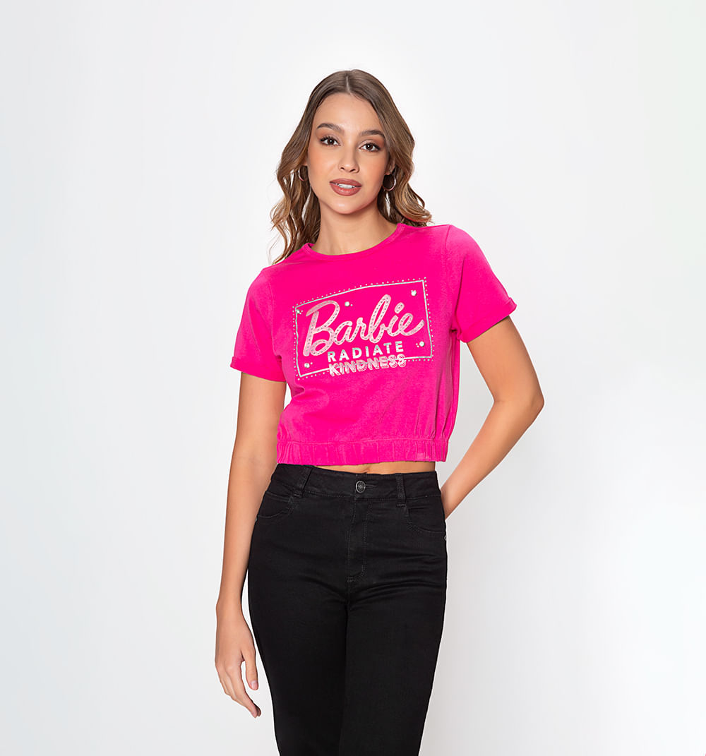 Camiseta corta con elastico (barbie)