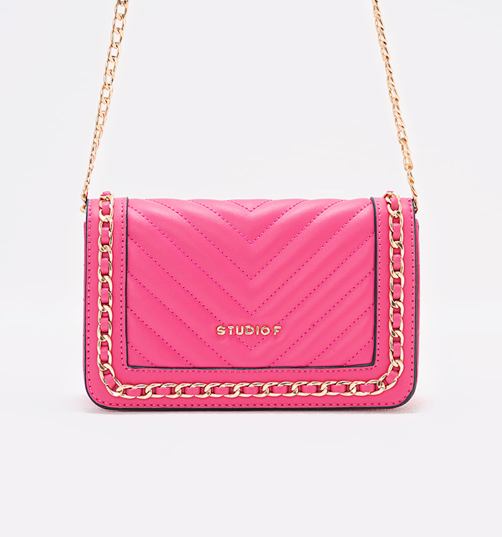 Bolso manos libre acolchado con detalle