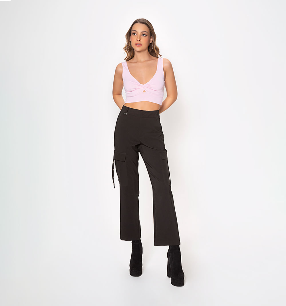 Top basico con entorche