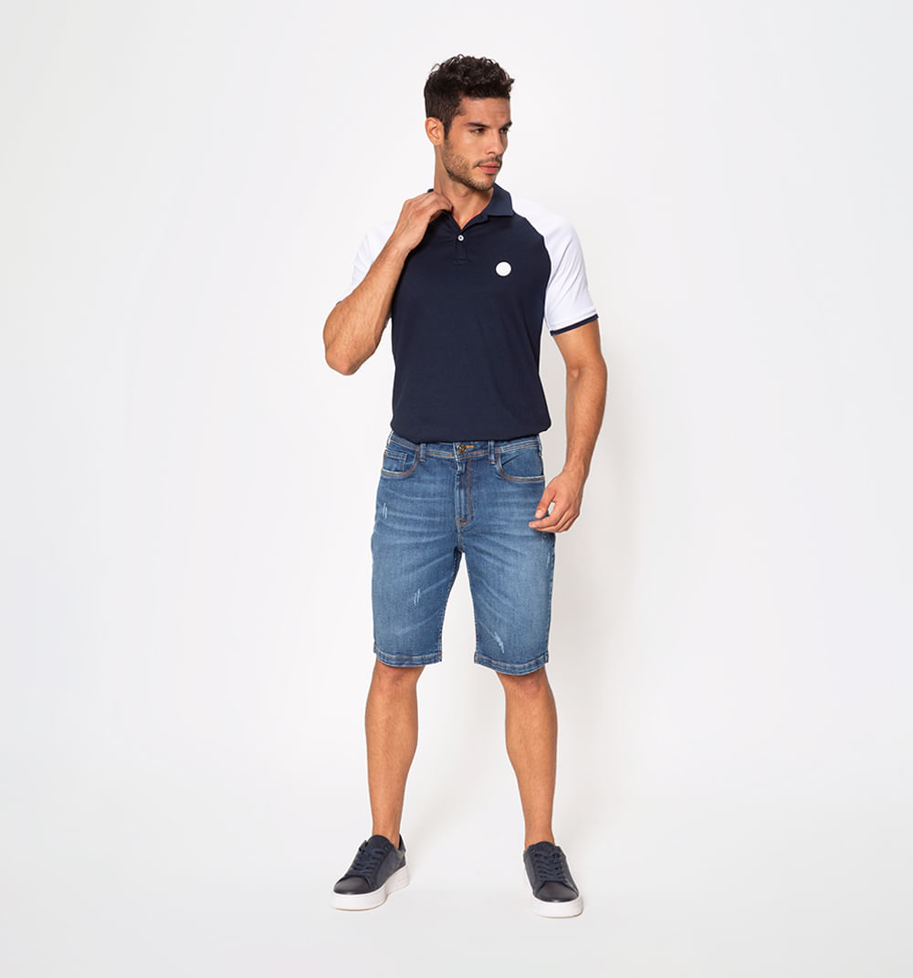 Bermuda en denim
