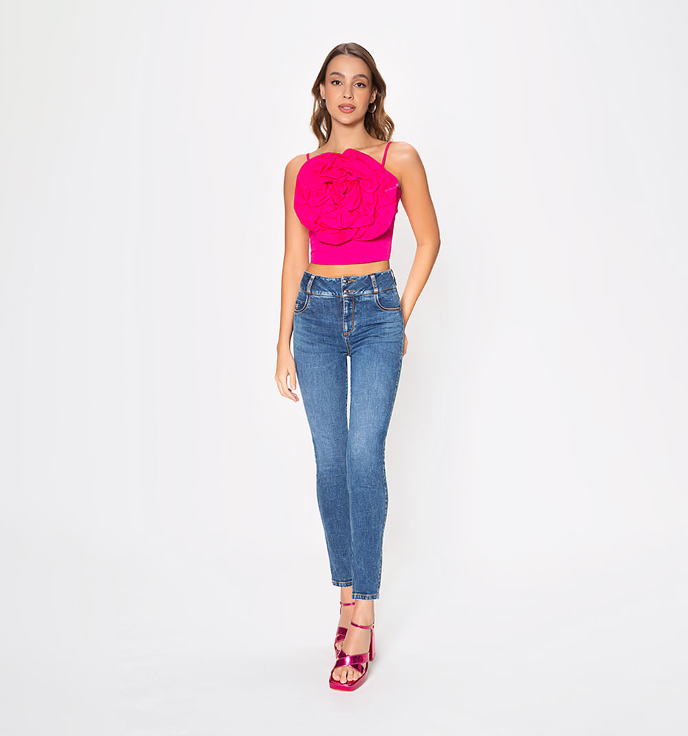 Blusa maxy rosa