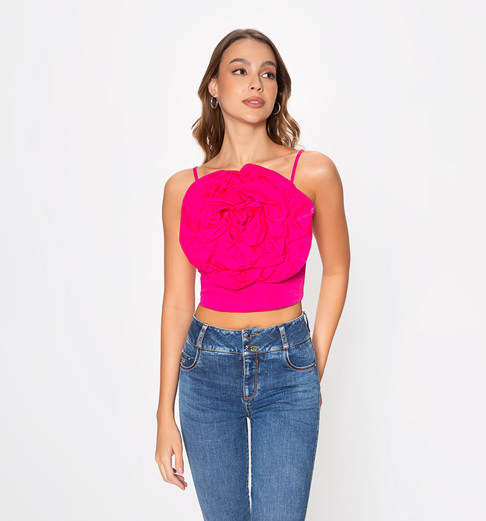 Blusa maxy rosa