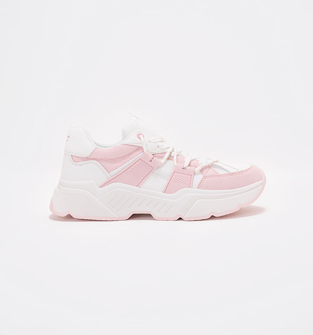 Tennis con suela en contraste doble cord