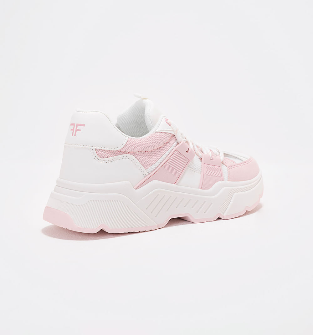 Tennis con suela en contraste doble cord