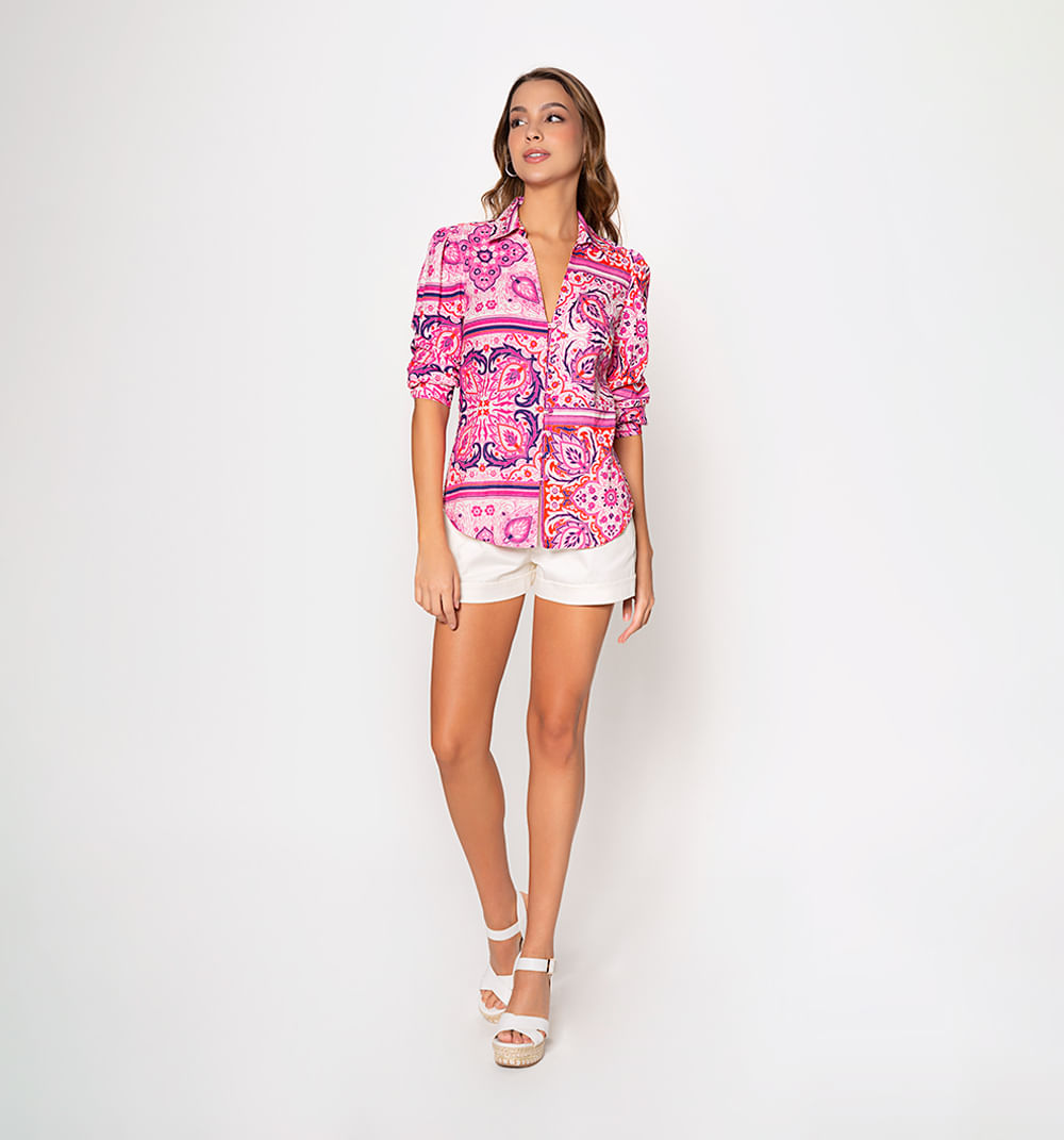 Blusa  manga 3/4