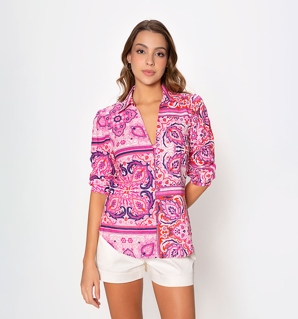 Blusa  manga 3/4