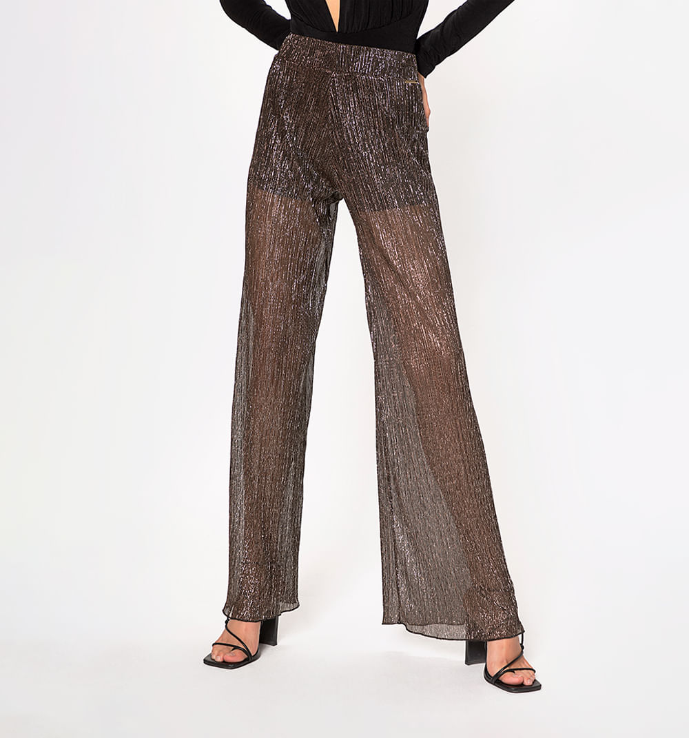 Pantalon palazo con elastico interno