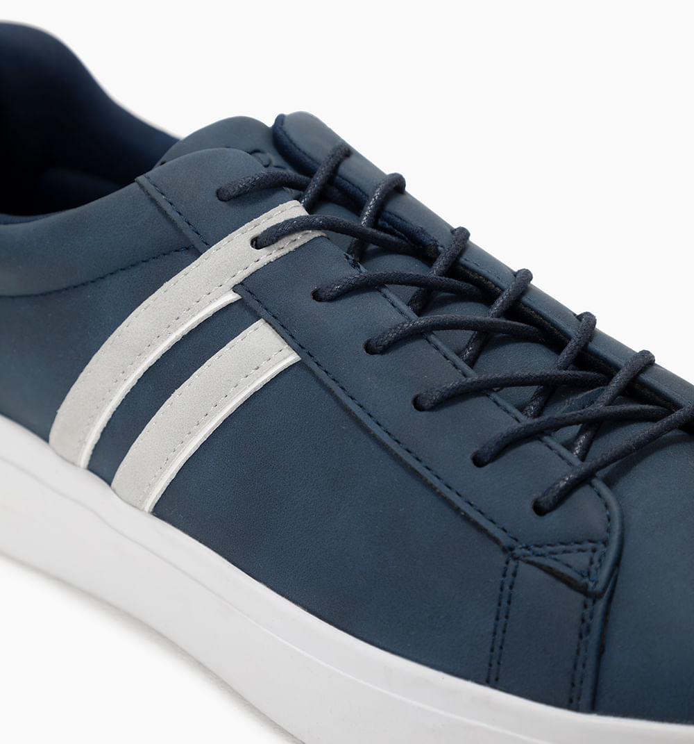 Tenis doble linea en costado