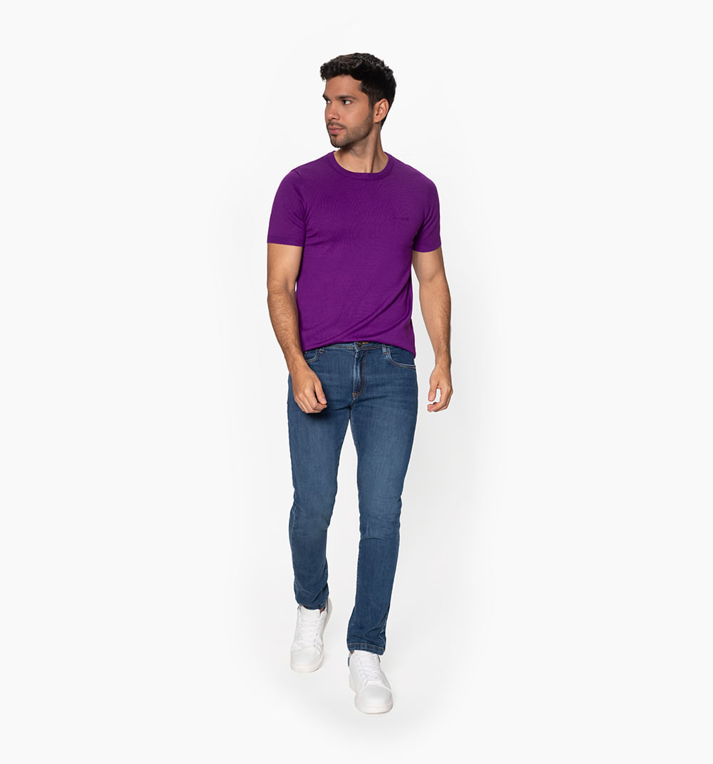 Camiseta tejida básica