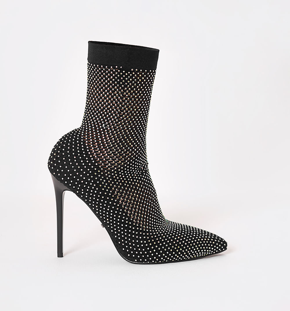 Bota caña media tipo media hot fix multi