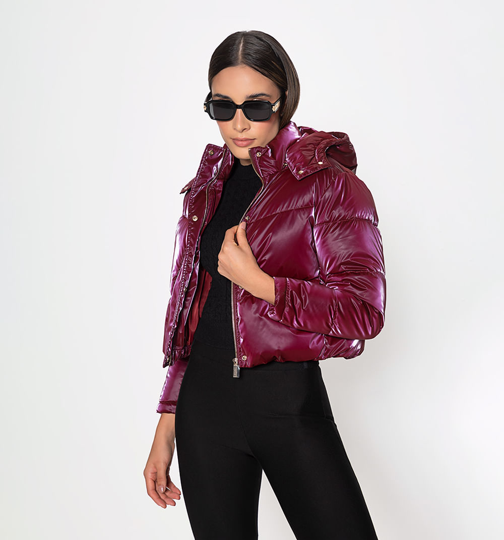 Chaqueta acolchada con recubrimiento