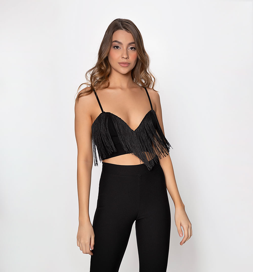 Crop con flecos