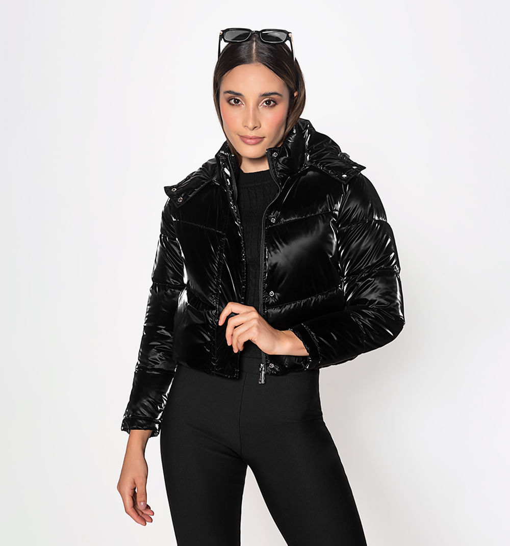 Chaqueta acolchada con recubrimiento