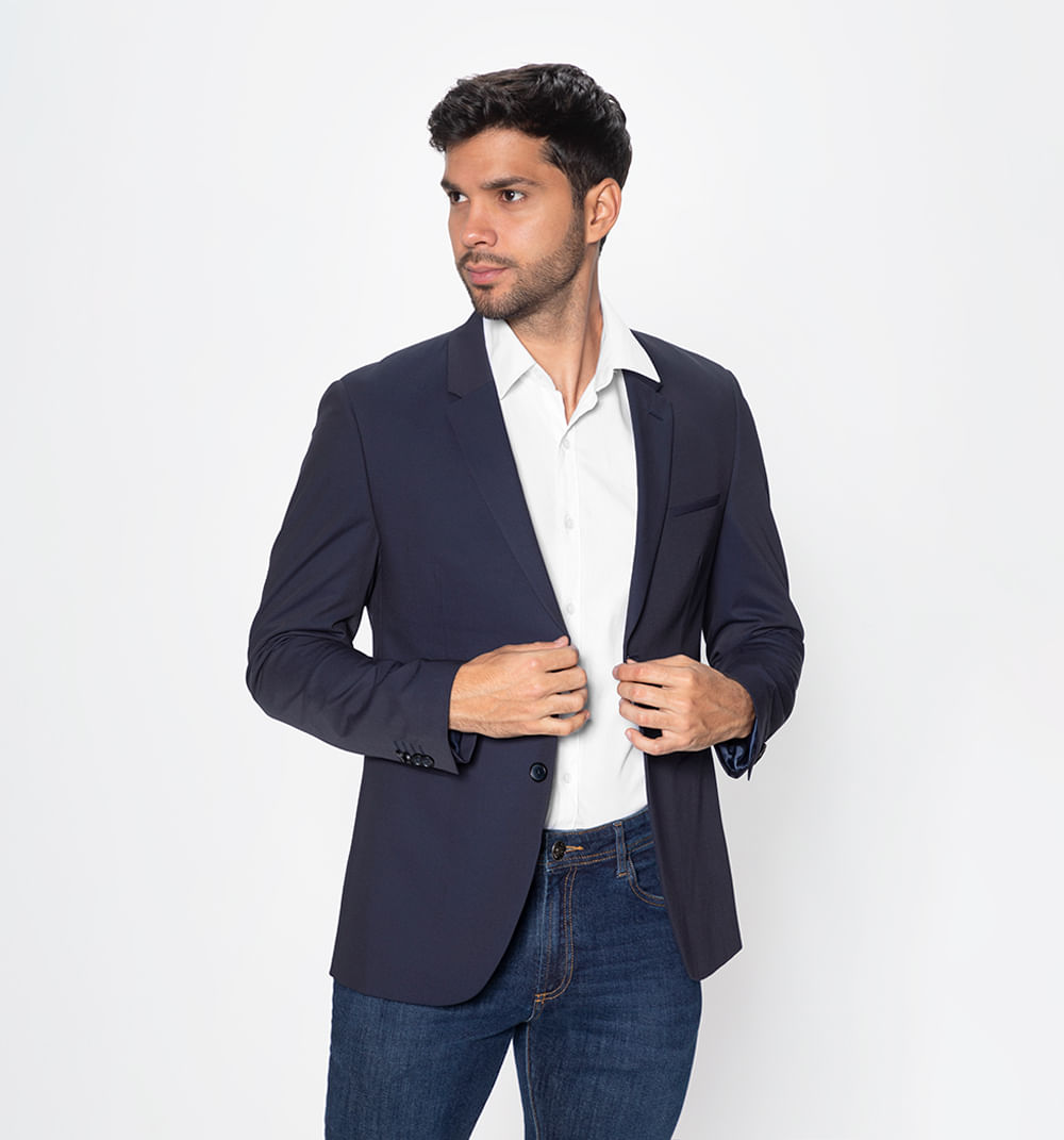 Blazer con solapa renovada