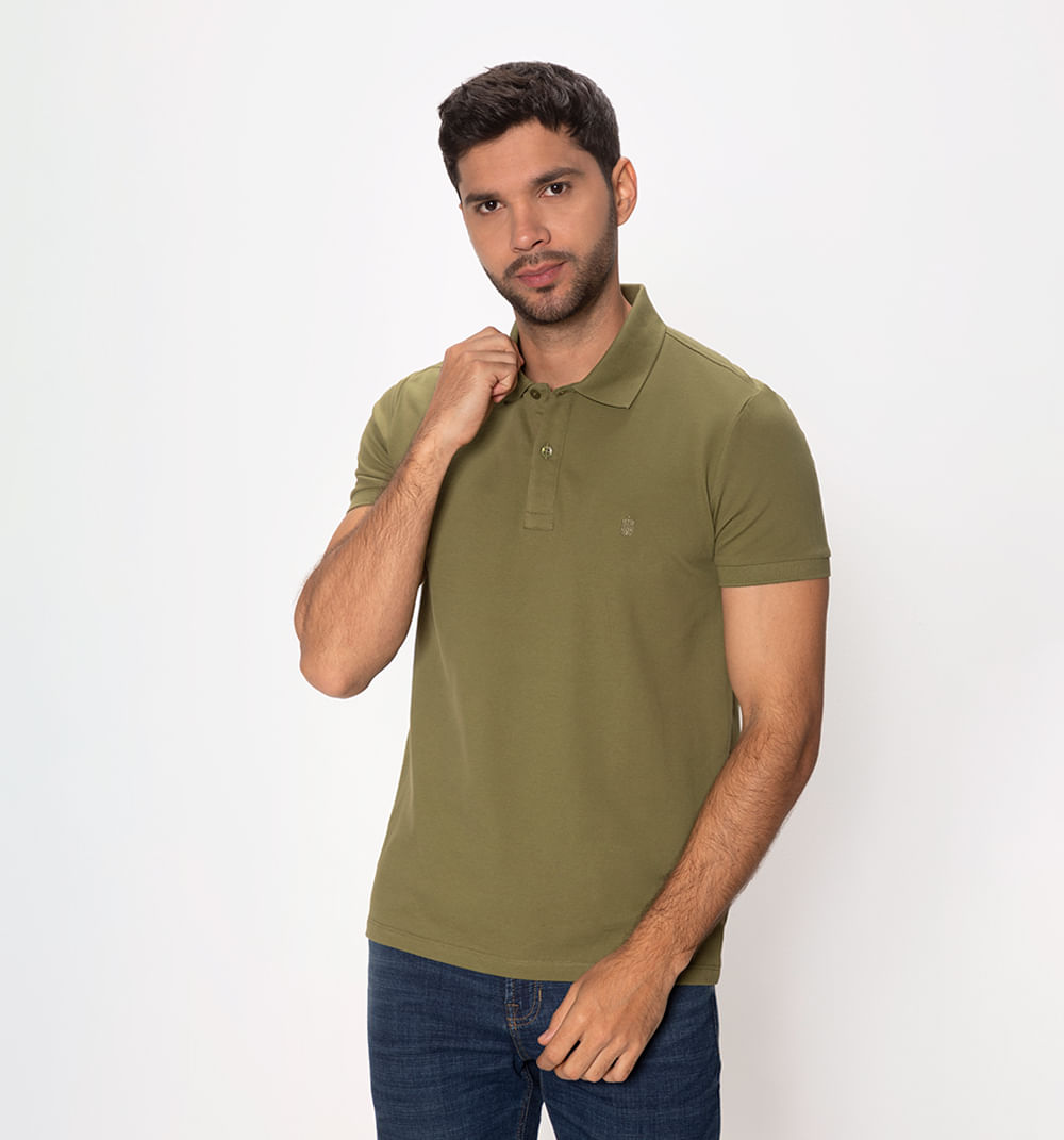 Polo básica slim fit