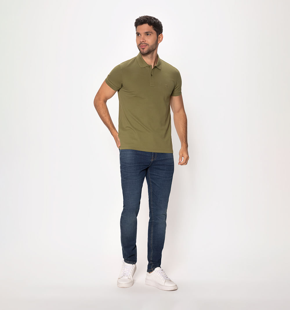 Polo básica slim fit