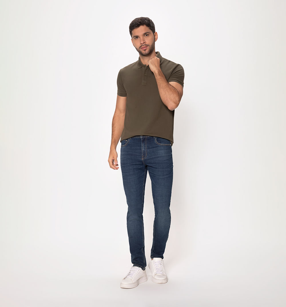 Polo básica slim fit