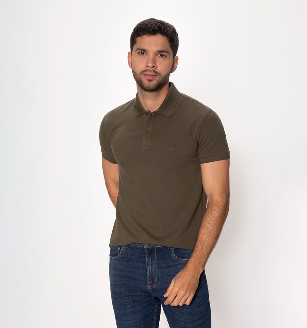 Polo básica slim fit
