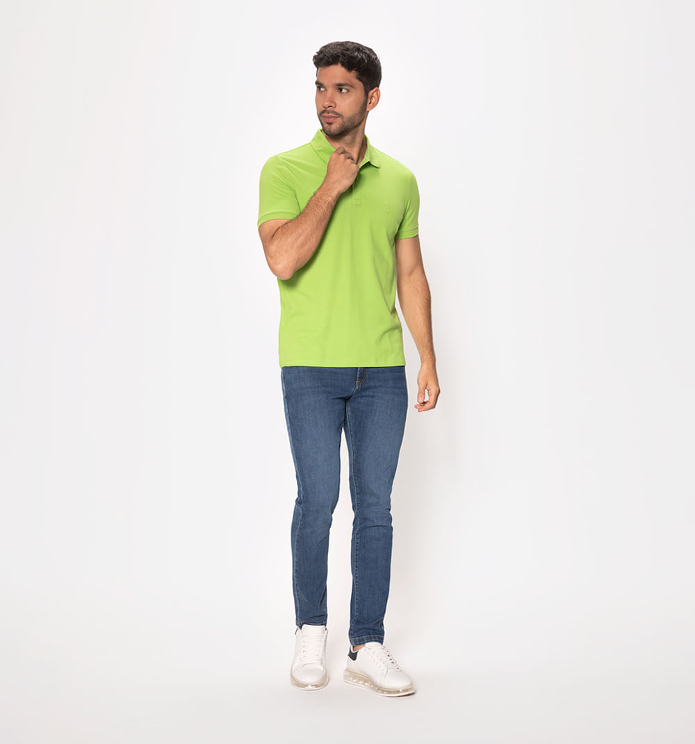 Polo básica slim fit