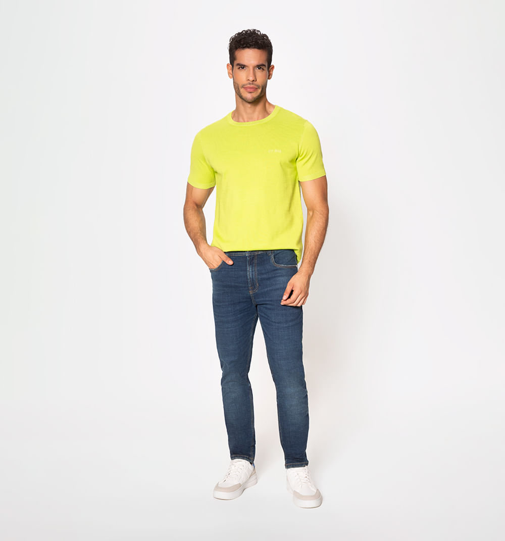 Camiseta tejida básica