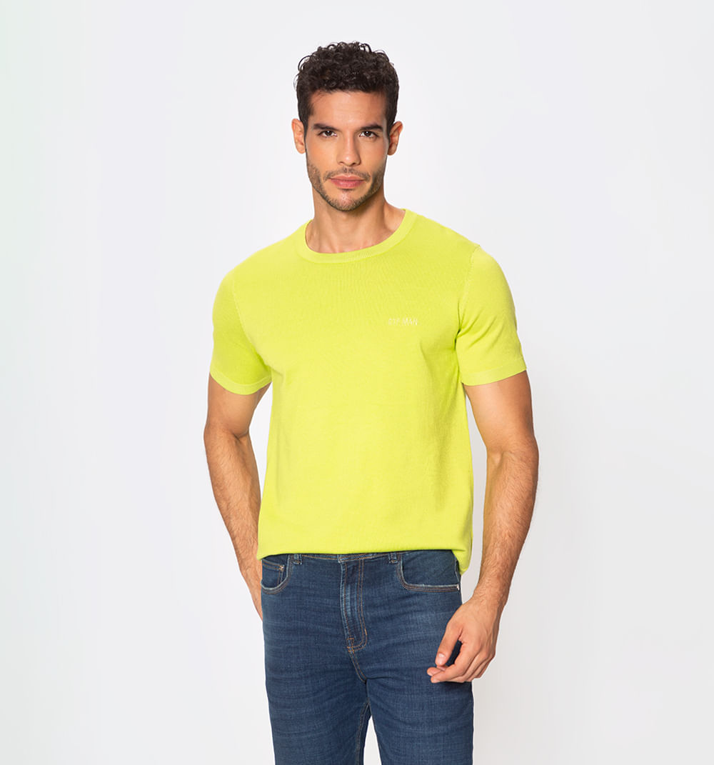 Camiseta tejida básica