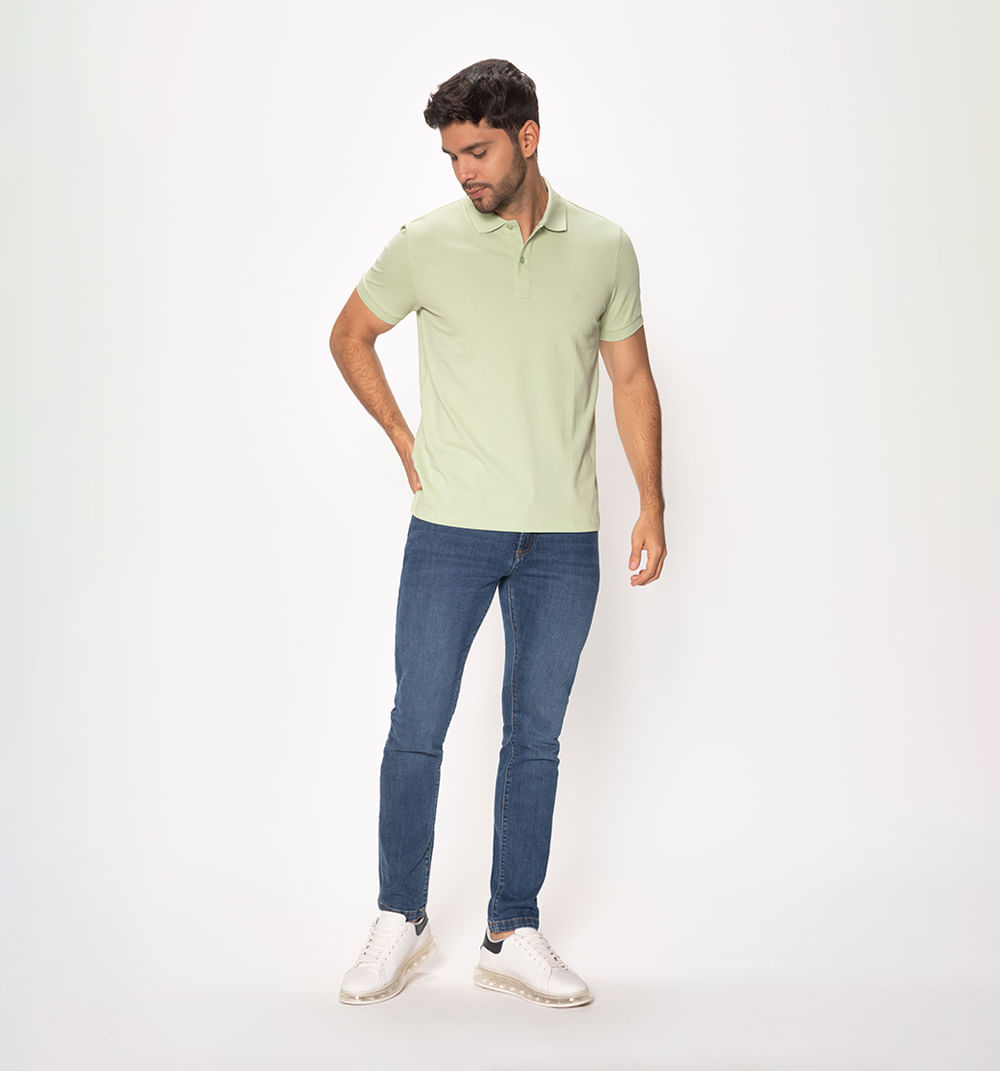 Polo básica slim fit