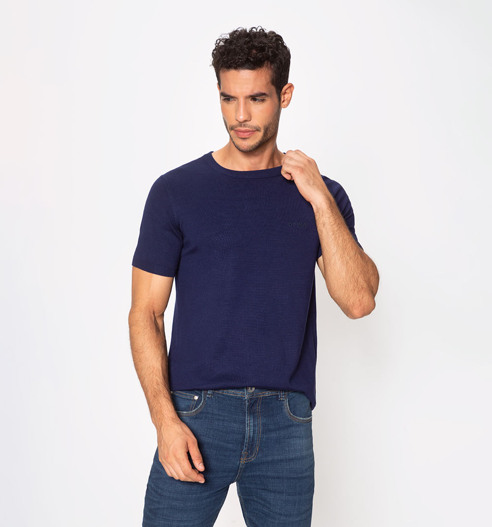 Camiseta tejida básica