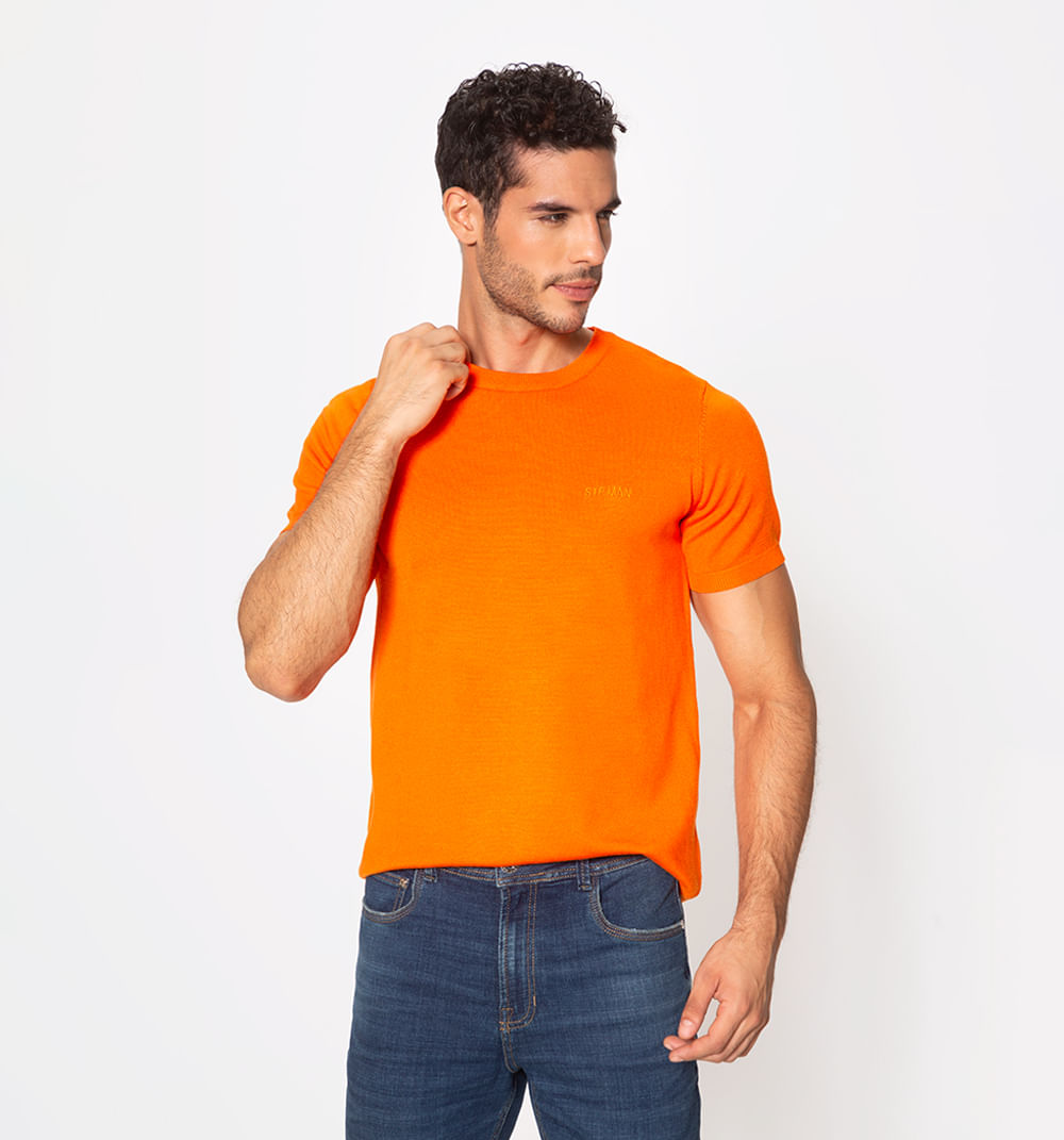 Camiseta tejida básica