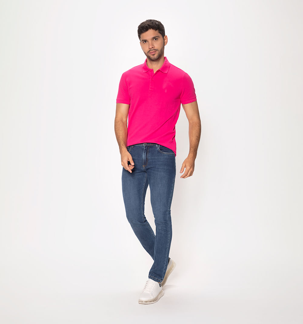 Polo básica slim fit
