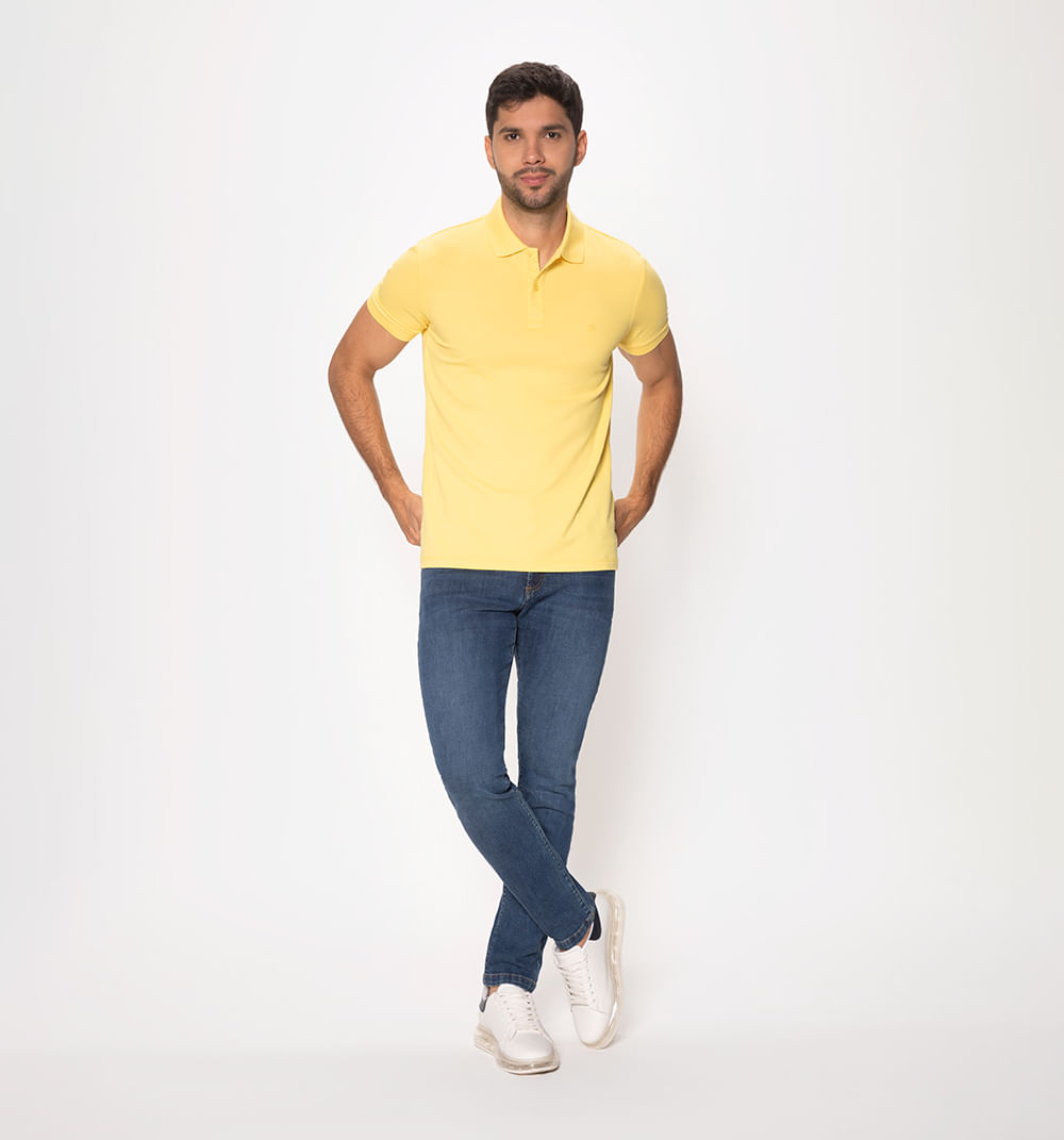 Polo básica slim fit